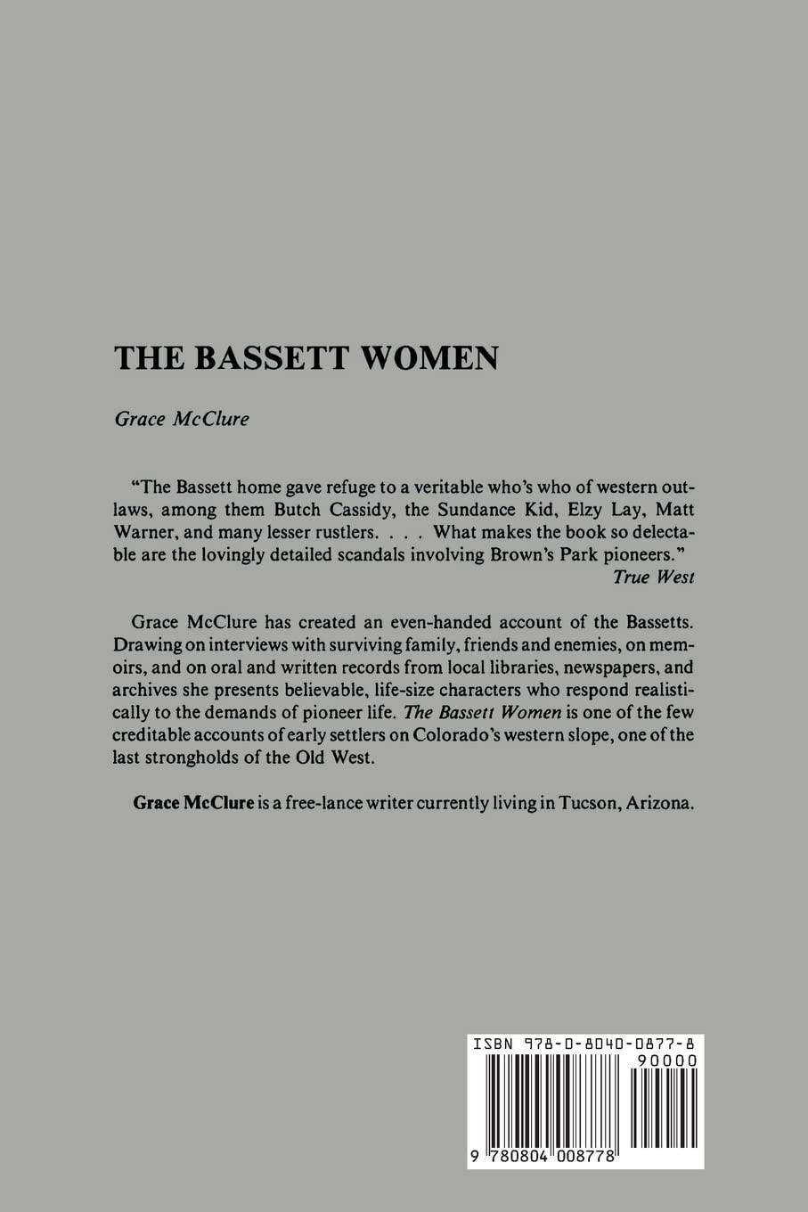 Book - Bassett Women, The - DFW