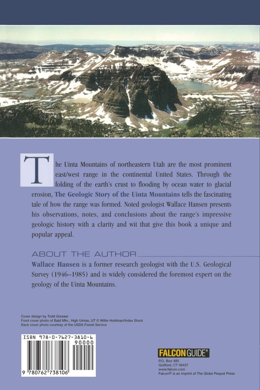 Book - Geologic Story of the Uinta Mountains, The - DF