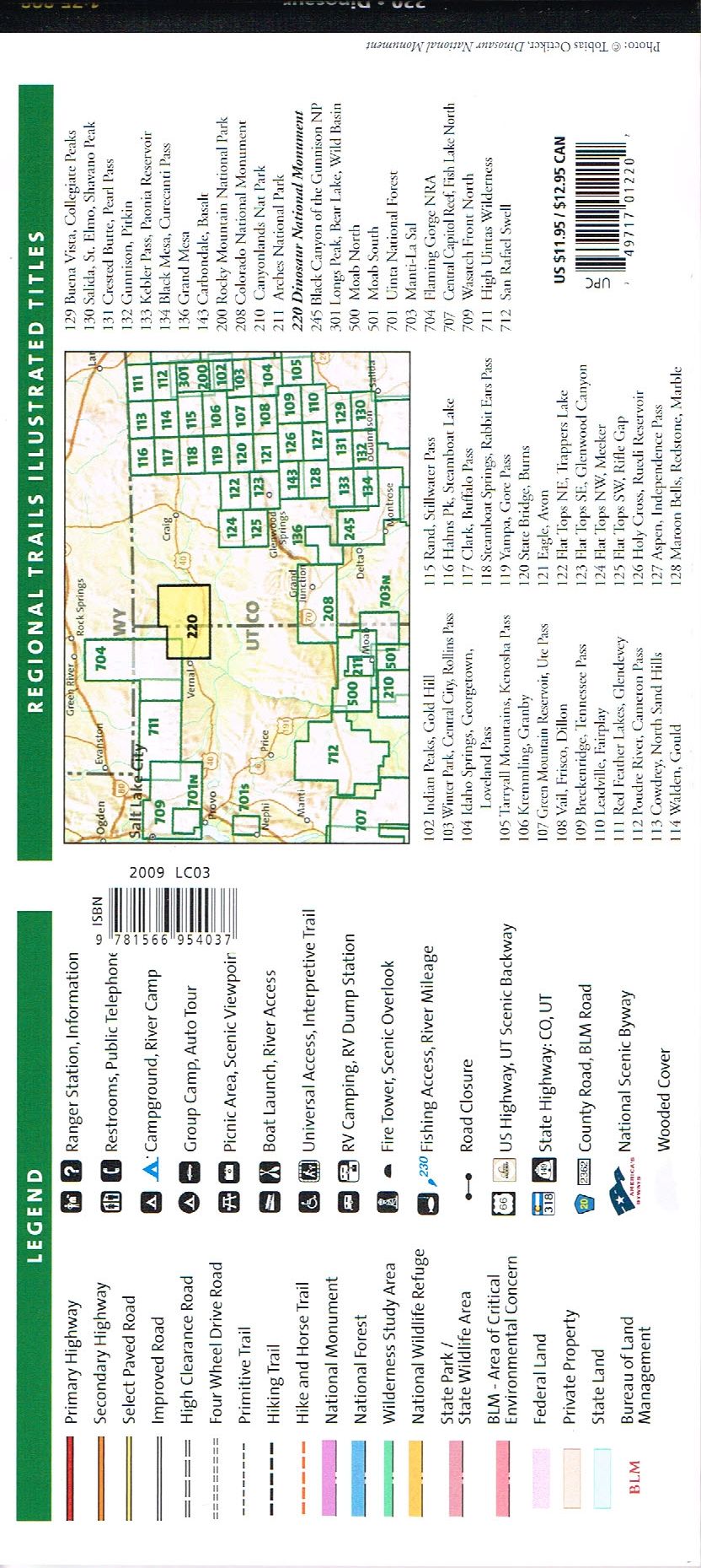 Trails Illustrated: Dinosaur National Monument