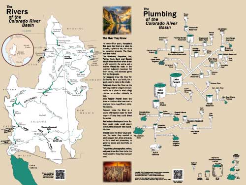 Digital .PDF - Rivers and Plumbing of Colorado River Basin Digital Poster, The