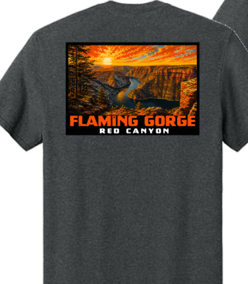 T-shirt - Red Canyon Overlook Blazing Paint FG - F
