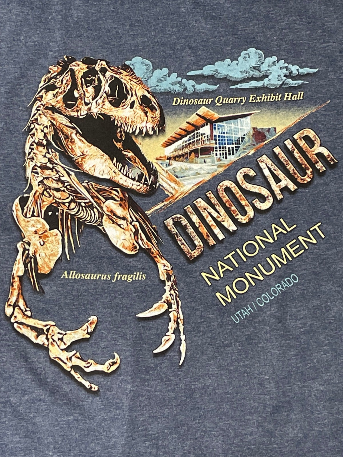 Allosaurus Artwork Child Short Sleeve T-Shirt - D